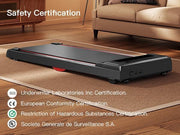 UMAY Fitness Under Desk Treadmill, High Definition Big Screen Walking Pad for Home Small, 2.5 HP Quiet Brushless, 265 LBS Capacity