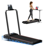 UMAY Fitness Under Desk Treadmill, High Definition Big Screen Walking Pad for Home Small, 2.5 HP Quiet Brushless, 265 LBS Capacity