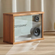 MORROR ART transparent suspension lyrics Bluetooth speaker home living room high-quality desktop speaker