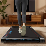UMAY Fitness Under Desk Treadmill, High Definition Big Screen Walking Pad for Home Small, 2.5 HP Quiet Brushless, 265 LBS Capacity