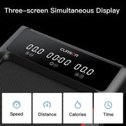 UMAY Fitness Under Desk Treadmill, High Definition Big Screen Walking Pad for Home Small, 2.5 HP Quiet Brushless, 265 LBS Capacity