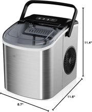 ☀️Summer Clearance Blowout! Just $39.99 🧊Auto-Cleaning 10'' Nugget Ice Countertop Ice Maker