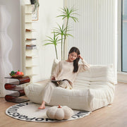 Fireside Loveseat, Loveseat, Soft, High-Quality Corduroy Floor Lounge Chair, Foam Sofa, Decorative Chair