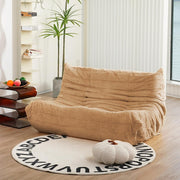 Fireside Loveseat, Loveseat, Soft, High-Quality Corduroy Floor Lounge Chair, Foam Sofa, Decorative Chair